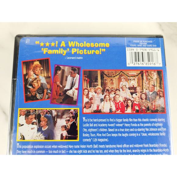 Movie Yours, Mine And Ours DVD New Sealed Lucille Ball Henry Fonda 1968 USA - Picture 5 of 10